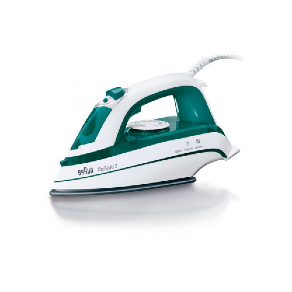 مكواة بخار 2000 واط براون تكستايل 3- اخضر، TS345 مكواة بخار 2000 واط براون تكستايل 3- اخضر، TS345