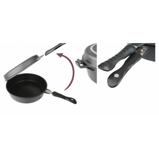 مقلاة طبخ دائري مزدوجة مقاس 28 مقلاة طبخ دائري مزدوجة مقاس 28