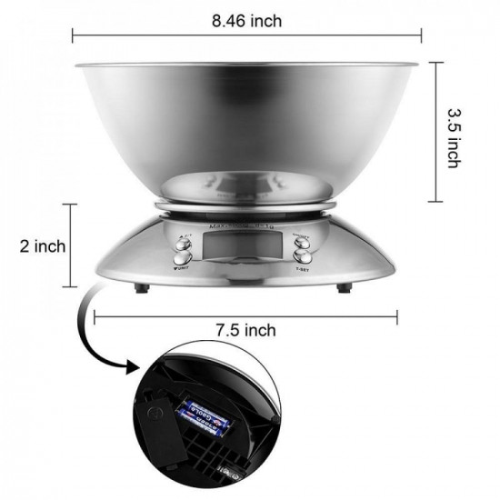 ميزان الكتروني للمطبخ 5 كيلو