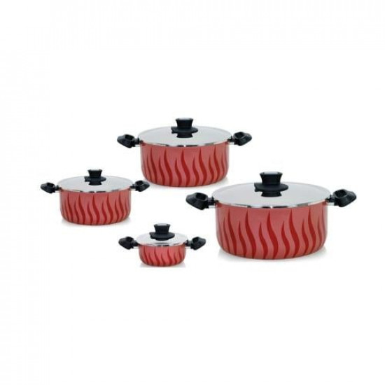 طقم قدور السيف تمبو فلام 8 قطع 92122/8S طقم قدور السيف تمبو فلام 8 قطع 92122/8S