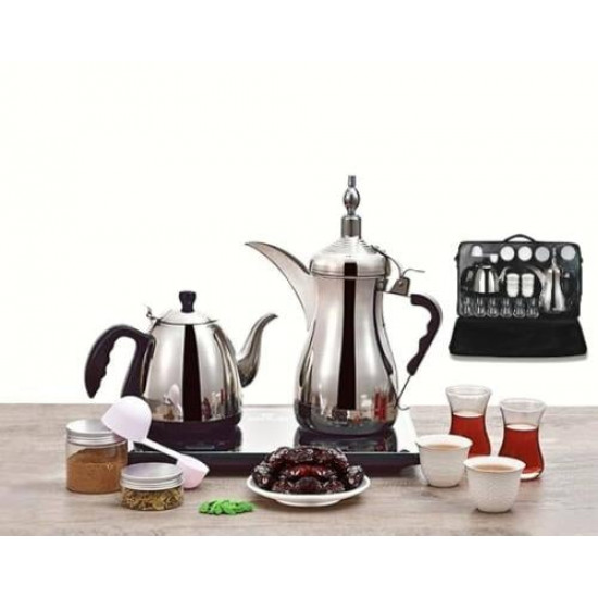 دلة الخليج طقم فاخر GA-c94847 مع شنطة