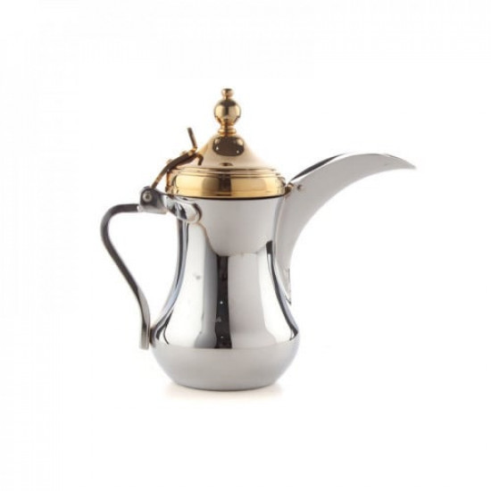 دلة العساف بغدادي راس ذهبي مقاس 40 دلة العساف بغدادي راس ذهبي مقاس 40