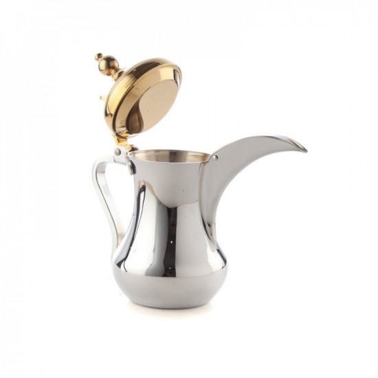 دلة العساف بغدادي راس ذهبي مقاس 40 دلة العساف بغدادي راس ذهبي مقاس 40