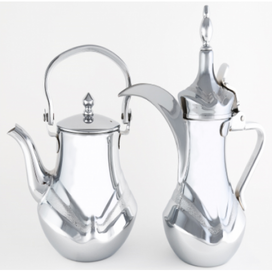 طقم دلة وبريق مرحبا الأجيال نيكل