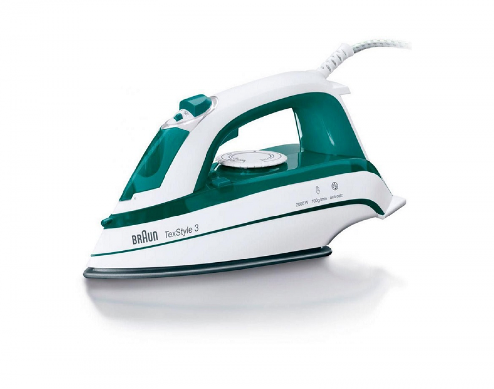 مكواة بخار 2000 واط براون تكستايل 3- اخضر، TS345 مكواة بخار 2000 واط براون تكستايل 3- اخضر، TS345