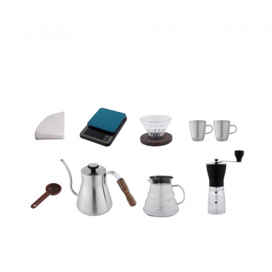 طقم القهوة المختصة 9 قطع طقم القهوة المختصة 9 قطع