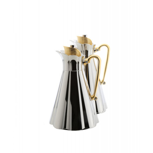 طقم ترمس سلطانة نيكل مذهب 2 حبة