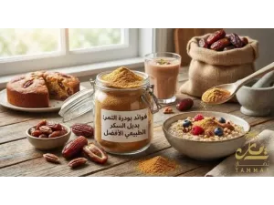 فوائد بودرة التمر: بديل السكر الطبيعي الأفضل