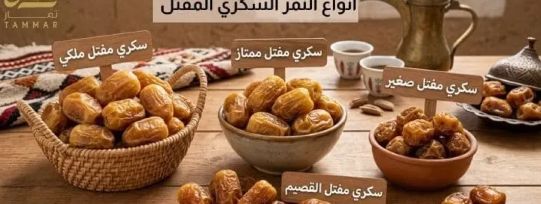 انواع التمر السكري المفتل انواع التمر السكري المفتل