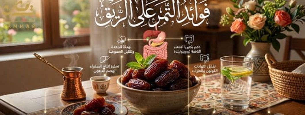 فوائد التمر على الريق: دليل شامل للصحة والطاقة اليومية