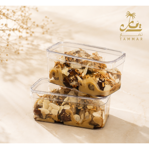 تمر سكري محشي – 10 عبوات صغيرة 100 جم للمناسبات تمر سكري محشي – 10 عبوات صغيرة 100 جم للمناسبات