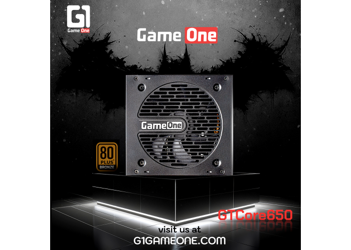 مزود طاقة جيم ون GTCore650 برونز 80
