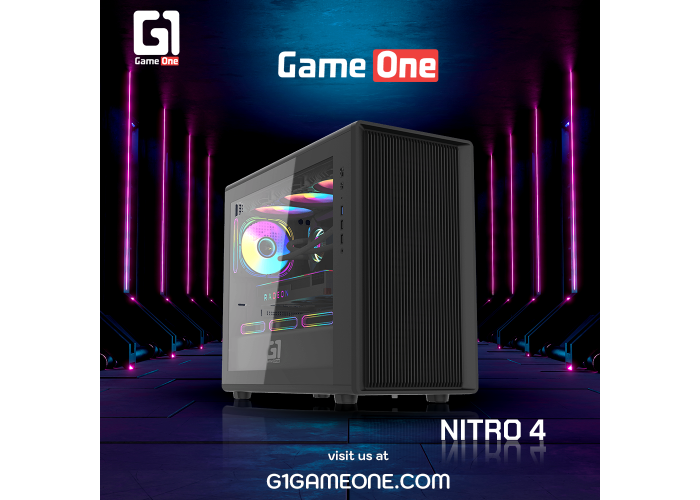 صندوق بي سي جيم ون NITRO 4 - اسود