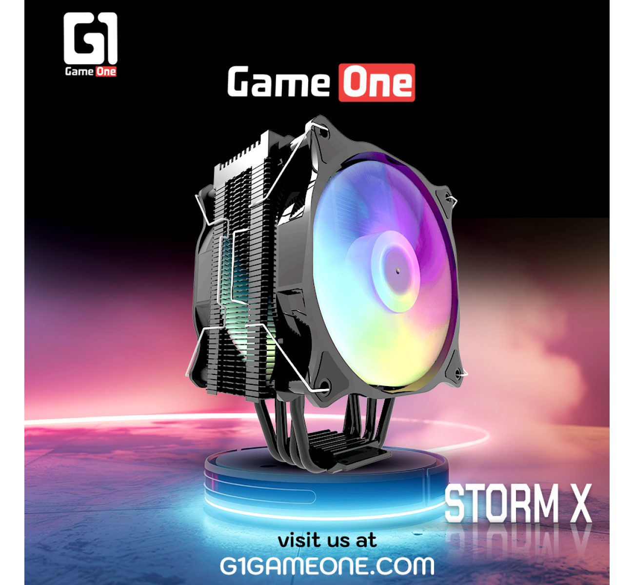 تبريد معالج هوائي جيم ون STORMX 