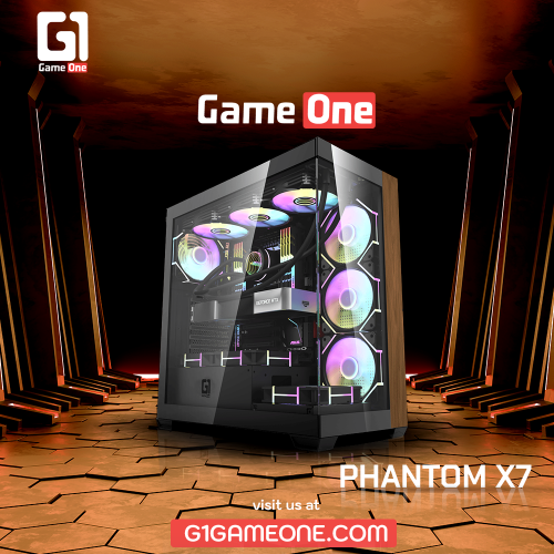 صندوق بي سي جيم ون PHANTOM X7 - اسود