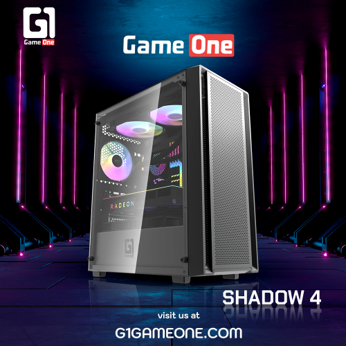 صندوق بي سي جيم ون SHADOW 4 - اسود