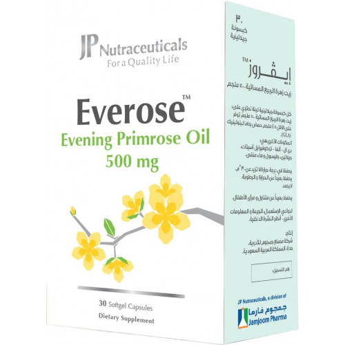 إيفروز زيت زهرة الربيع المسائية 500 مجم للسيدات 60 كبسولة
