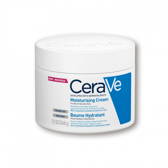 سيرافي كريم مرطّب للبشرة الجافة مع حمض الهيالورونيك 340 جم