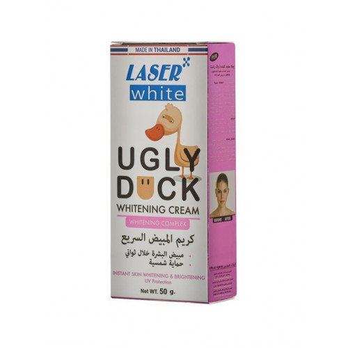 ليزر وايت كريم مبيض سريع علامة البطة 50 جم ليزر وايت كريم مبيض سريع علامة البطة 50 جم