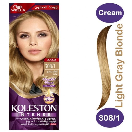 كوليستون انتنس صبغة شعر اشقر رمادي فاتح 308/1