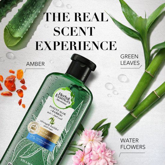 هيربال ايسنز بلسم تقوية الشعر بالصبار والبامبو 400 مل