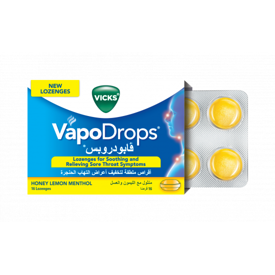 فيكس فابودربس منثول مع الليمون والعسل 16 قرص