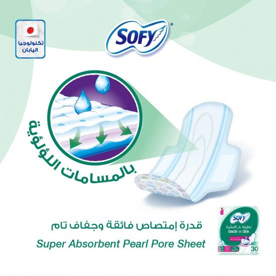 سوفي لطيفة على البشرة رقيقة عادي بالاجنحة 30 ق