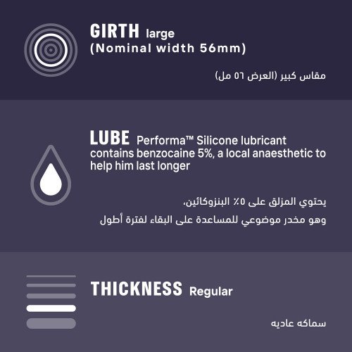 ديوركس عازل طبي لمتعة أطول 12 قطعة