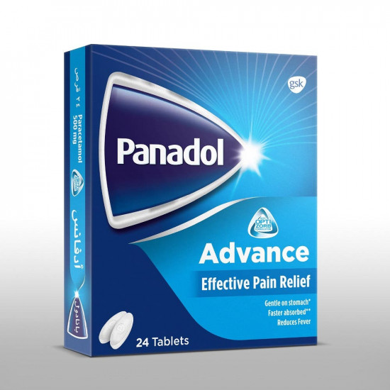 بانادول ادفانس 500 مجم 24 قرص