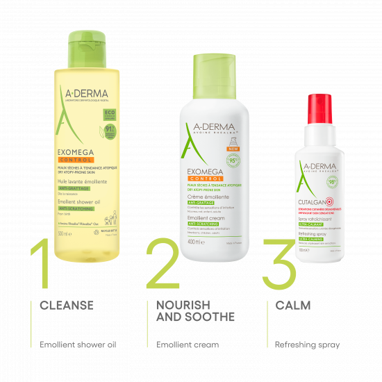 اديرما اكسوميجا كونترول زيت مليّن للإستحمام 200 مل