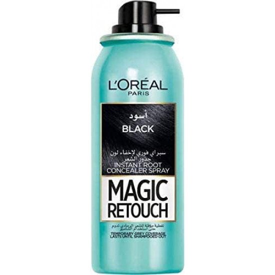 لوريال بخاخ لاخفاء لون الشعر أسود 75 مل