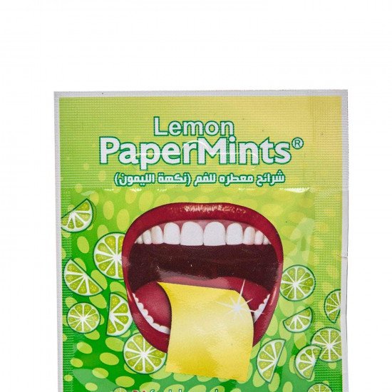 بيبرمينتس شرائح معطرة للفم ليمون 24 قطعة