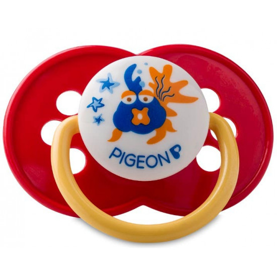 بيجون لهاية مطاطية بشكل الكرز - حمراء