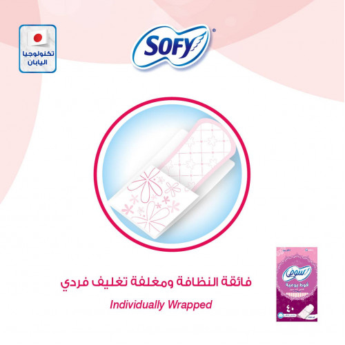 سوفي كلين اند بيور فوط يومية غير معطر عادي (8x40)