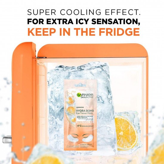 جارنييه هيدرا بومب قناع للعينين يخفف الهالات