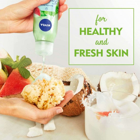 نيفيا جل استحمام فرش بالنعناع وجوز الهند 300مل