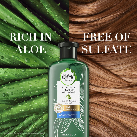 هيربال ايسنز شامبو تقوية الشعر بالصبار و البامبو 400 مل