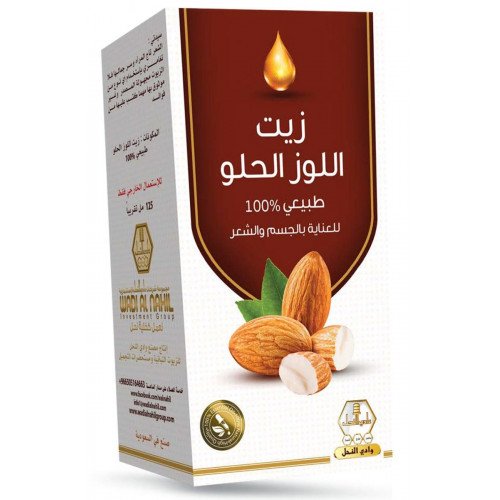 وادي - النحل زيت شعر اللوز الحلو 125 مل