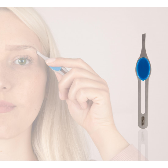 تيتانيا ملقاط حديد صلب بممسك 1090/60B