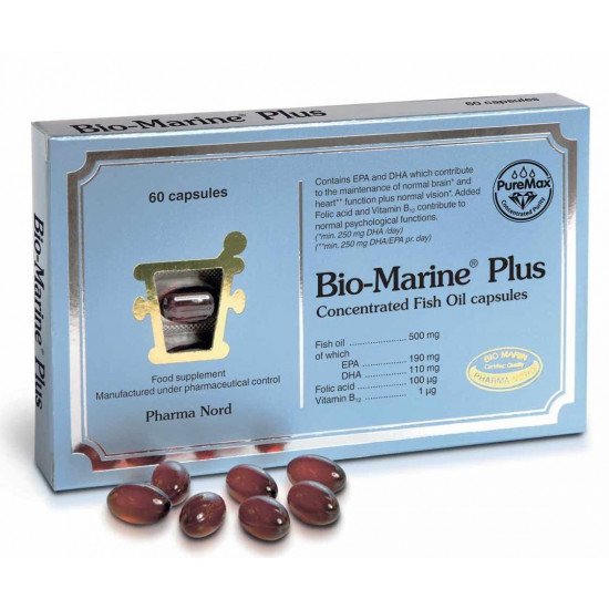 بيو-مارين اوميجا 3 زيت السمك 60 كبسولة هلامية