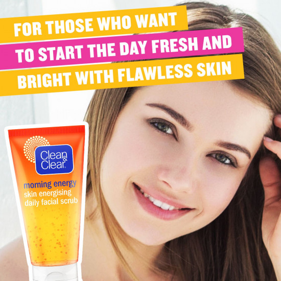 كلين آند كلير مقشر للوجه يمد البشرة بالحيوية 150مل