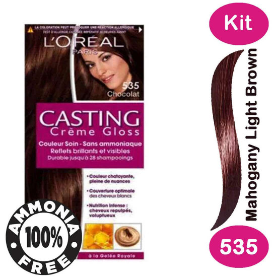 كاستينج صبغة شعر بني ذهبي أرجواني 535