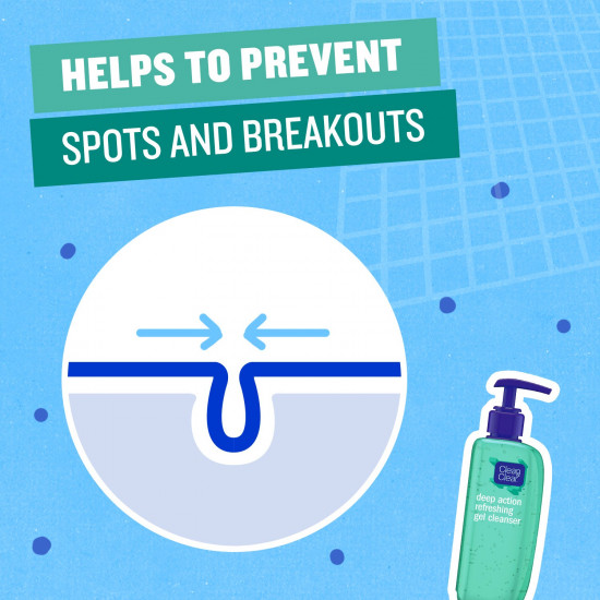 كلين آند كلير جل منظف عميق المفعول منعش 150 مل