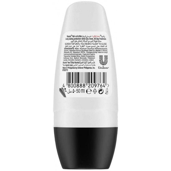 ريكسونا مزيل عرق رول للرجال انفزيبل 50 مل