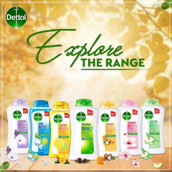 ديتول غسول الجسم مغذي بالعسل 250 مل