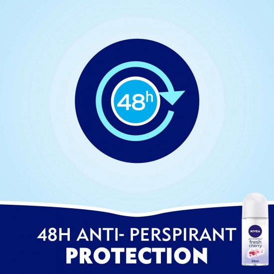 نيفيا مزيل عرق نسائي انتعاش الكرز50 مل