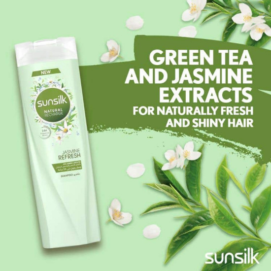 صنسيلك شامبو بالشاي الاخضر و الياسمين 400 مل