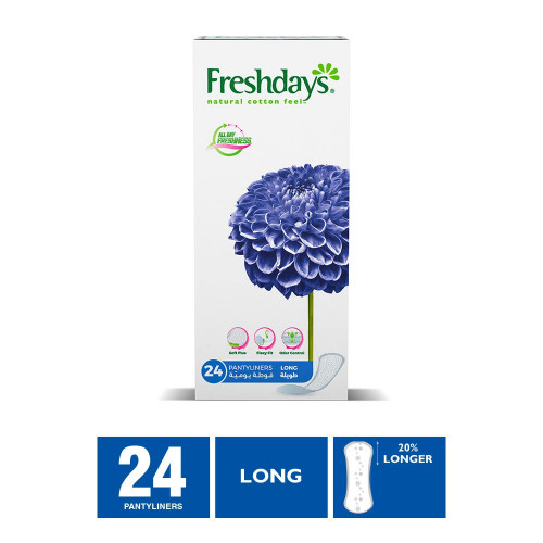 فريشدايز فوط نسائية يومية طويل 24 قطعة