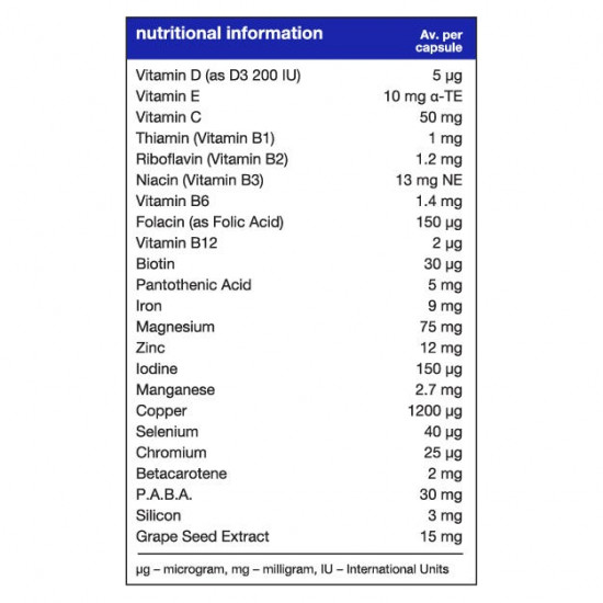 فيتابيوتكس بيرفيكتيل فيتامينات و معادن 30 كبسولة
