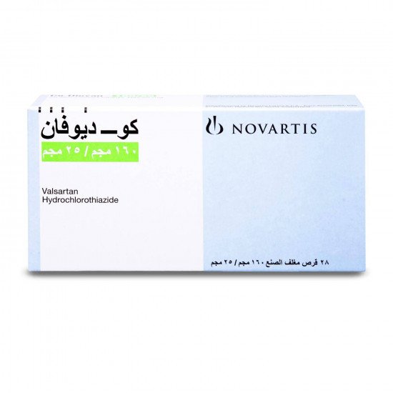 كو ديوفان 160/25 مجم 28 قرص